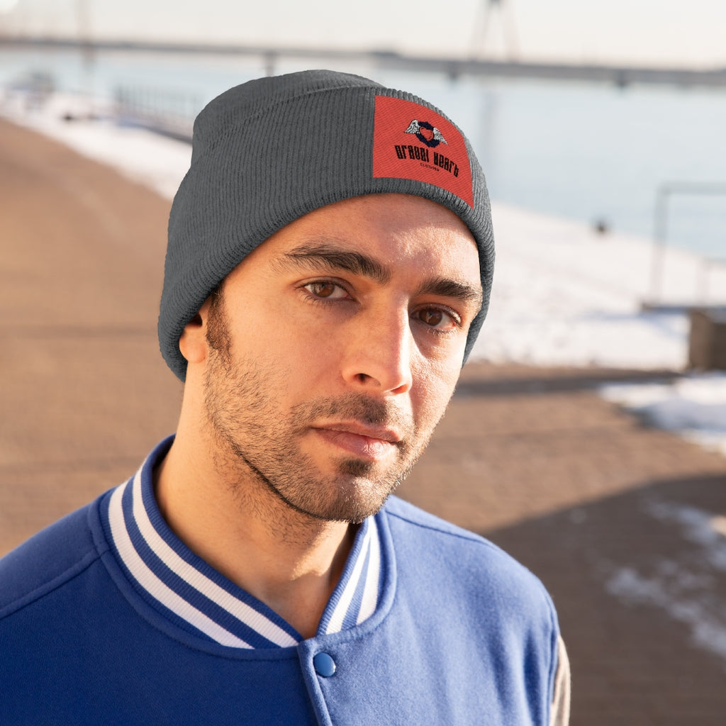 Gravel Heart Knit Beanie