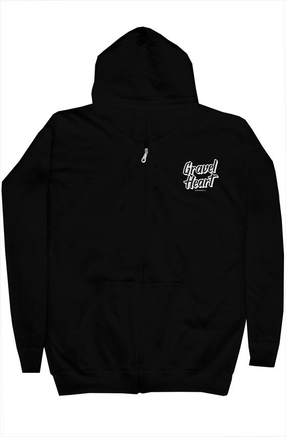 Basic Gravel zip hoody